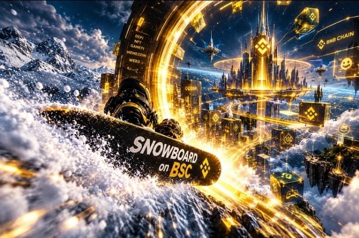 Riding $SNOWBOARD on BSC through DeFi, NFT, GameFi, memecoin, and Web3