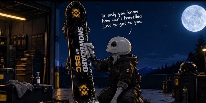 How far the community travelled to reach Snowboard on BSC